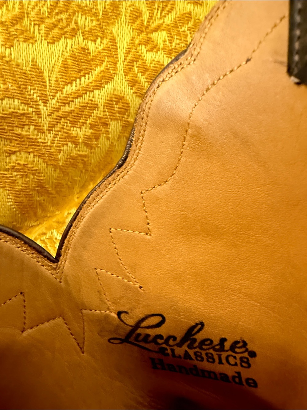 Lucchese Brown Leather Women’s Western Heeled Boots - Picture 2 of 10